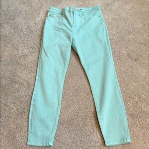 Vineyard Vines Jamie Mint Green Skinny Jeans 29